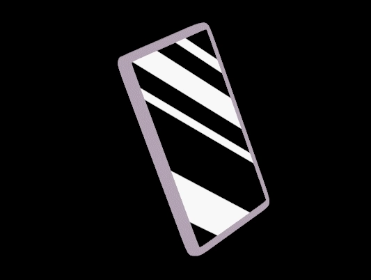 simple 3D model of a mobile phone